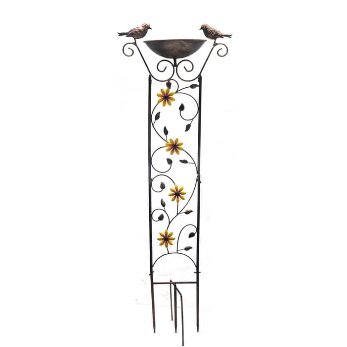Resin Garden Bird Feeder for Fence Mounting — view 4