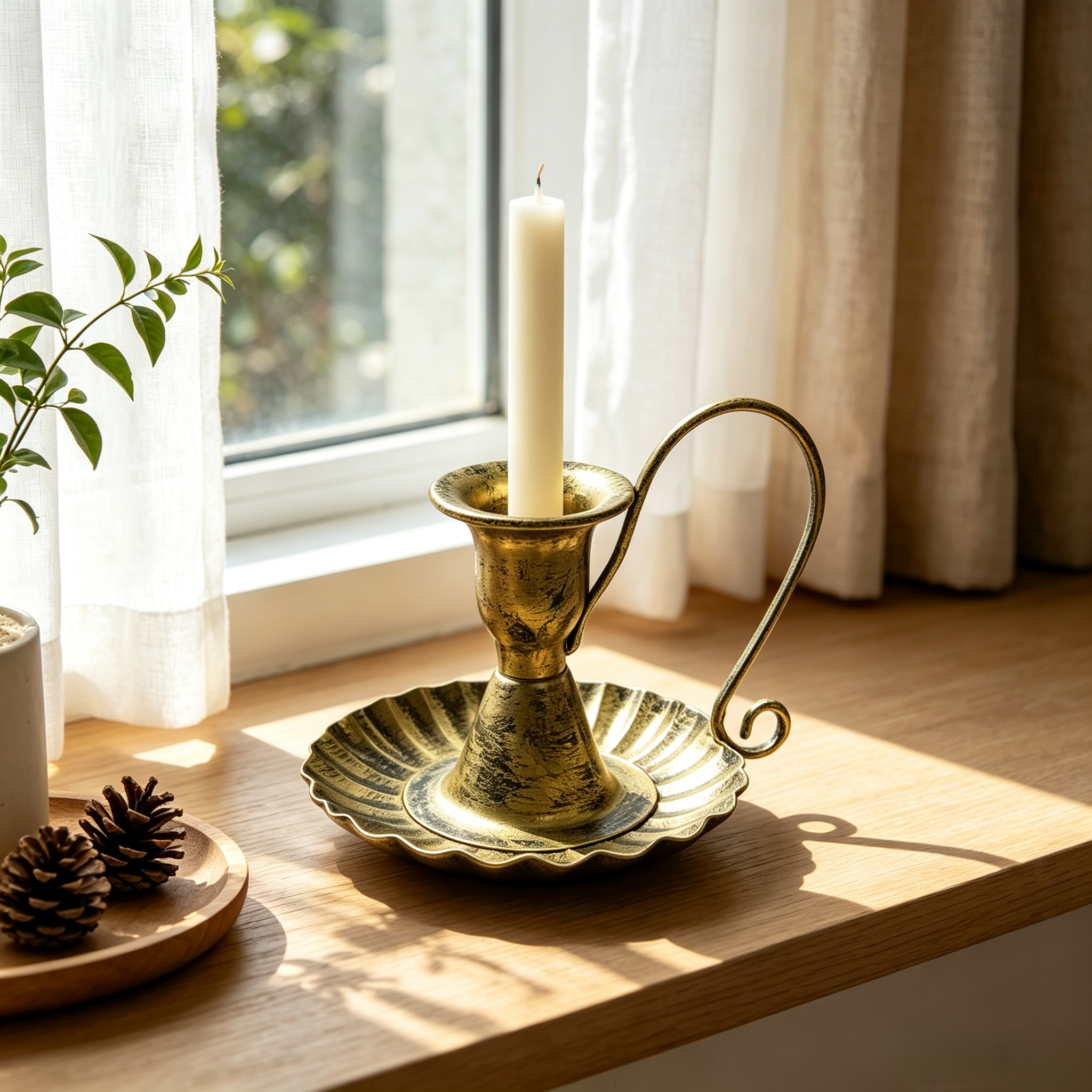 Christmas Floral Candle Holder Decoration — view 6