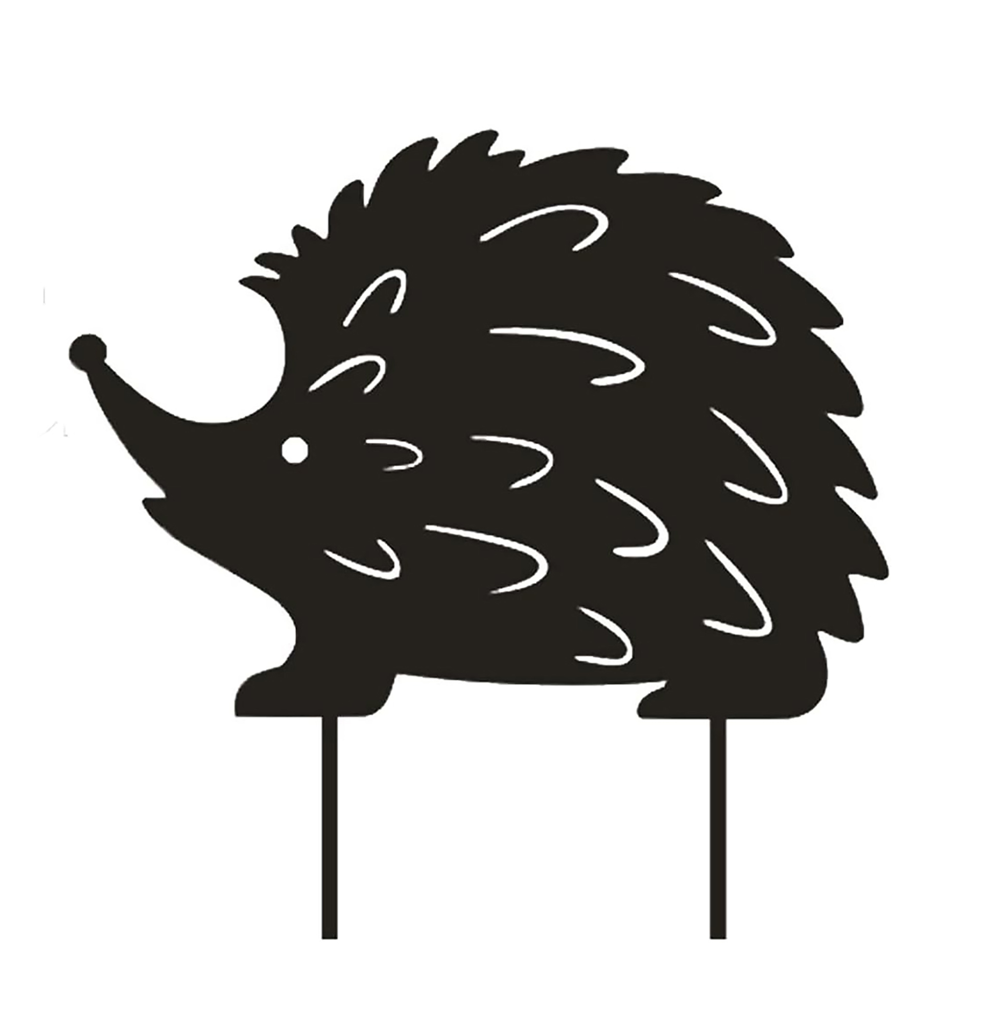 Hedgehog Branch Insert Garden Decoration — view 6